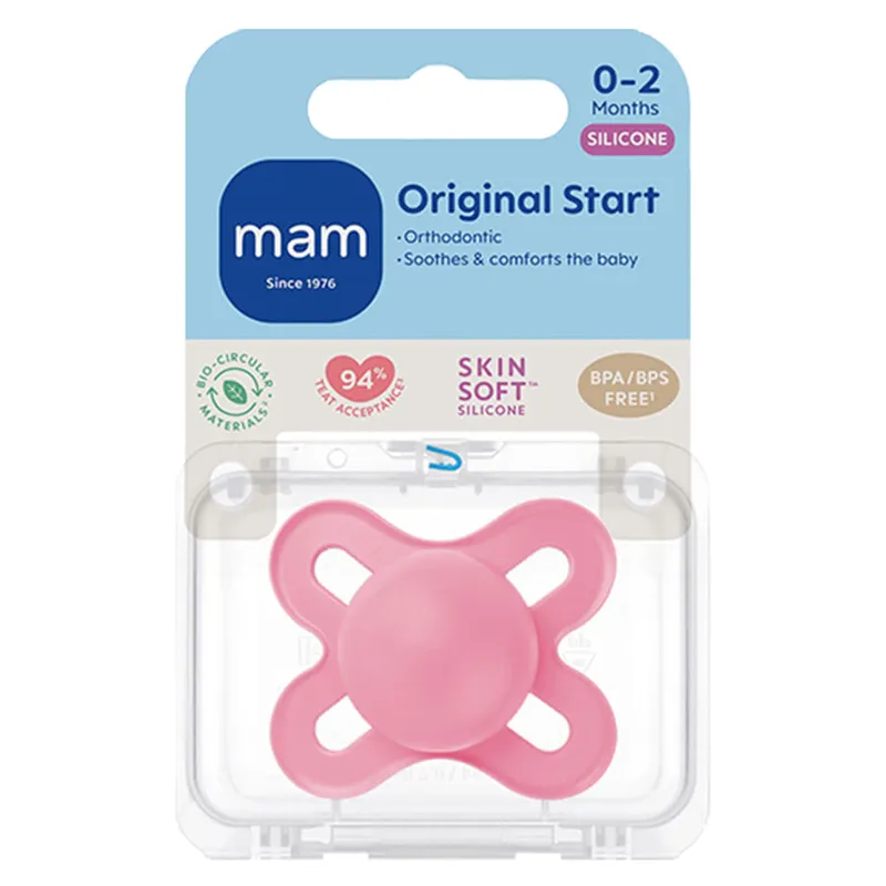 Bild 2 för MAM Original Start 0-2 mån Silikon Pink 1-pack