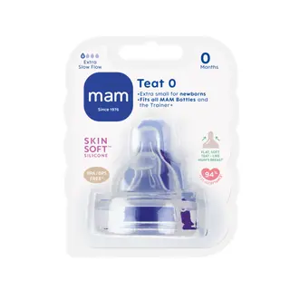 Produktfoto för MAM Teat Size 0 2-pack