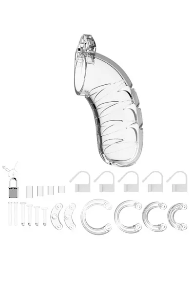 Bild 2 för Mancage #04 Chastity 4.5" - Cock Cage Clear