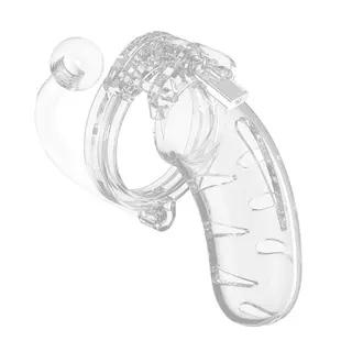 Produktfoto för Mancage 11 Chasity Cage With Plug Transparent Kyskhetsbur