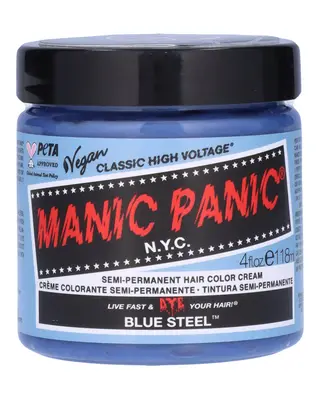 Produktfoto för Manic Panic Semi-Permanent Hair Color Cream Blue Steel 118 ml