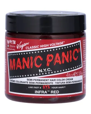 Produktfoto för Manic Panic Semi-Permanent Hair Color Cream Infra Red 118 ml