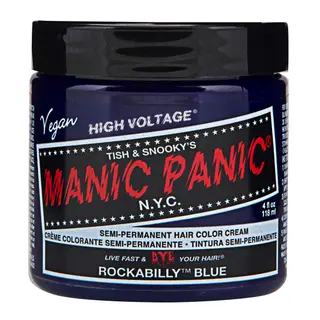 Produktfoto för Manic Panic Semi-Permanent Hair Color Cream Rockabilly Blue