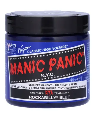 Produktfoto för Manic Panic Semi-Permanent Hair Color Cream Rockabilly Blue