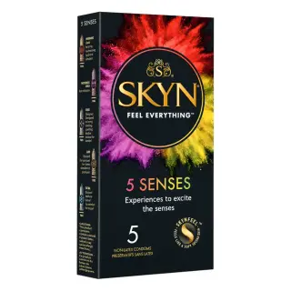Produktfoto för Manix Skyn: 5 Senses Kondomer, 5-pack