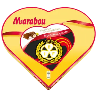 Produktfoto för Marabou Choklad Hjärta 165g