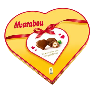 Produktfoto för Marabou Choklad Hjärta 165g