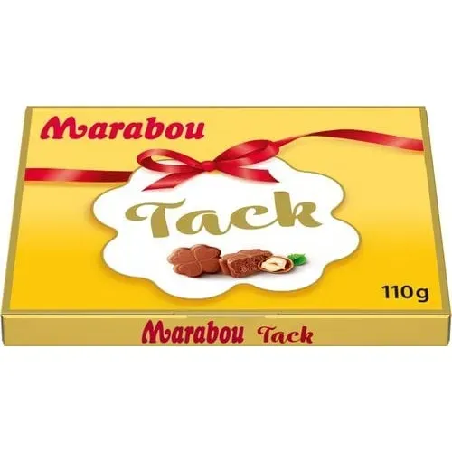 Alternativ bild 0 för Marabou Choklad MARABOU Tack Hazelnut 110g
