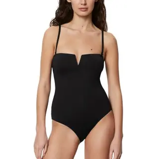 Produktfoto för Marc O Polo Bandeau Swimsuit Svart X-Large Dam