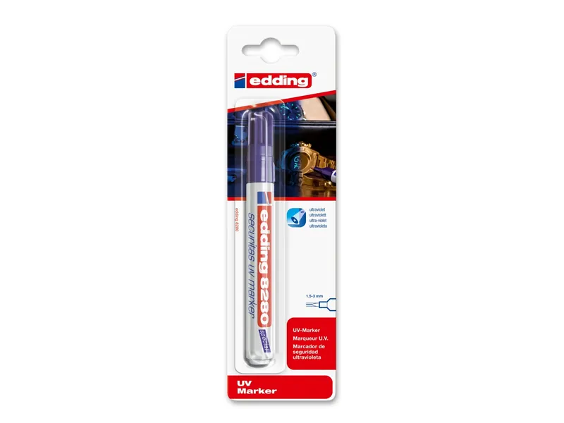 Alternativ bild 0 för Marker Edding® 8280 klar UV - usynlig mærkning/tyverisikring
