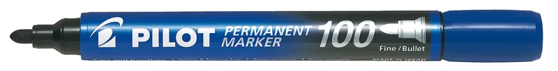 Alternativ bild 0 för Marker Pilot 100 blå rund spids (stk.)