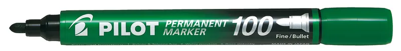 Alternativ bild 0 för Marker Pilot 100 grön rund spets (st)
