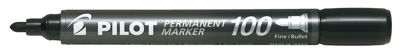 Alternativ bild 0 för Marker Pilot 100 svart rund spets