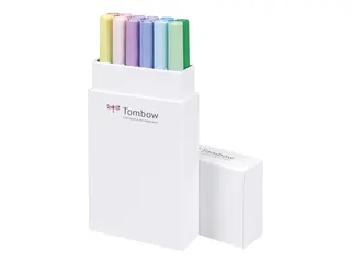 Produktfoto för Marker Tombow ABT Dual Brush 12P-2 pastellfärger (12 st.)