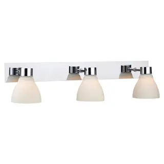 Produktfoto för Markslöjd - Cassis Vägglampa 3L Chrome/Opal Ip44 Markslöjd
