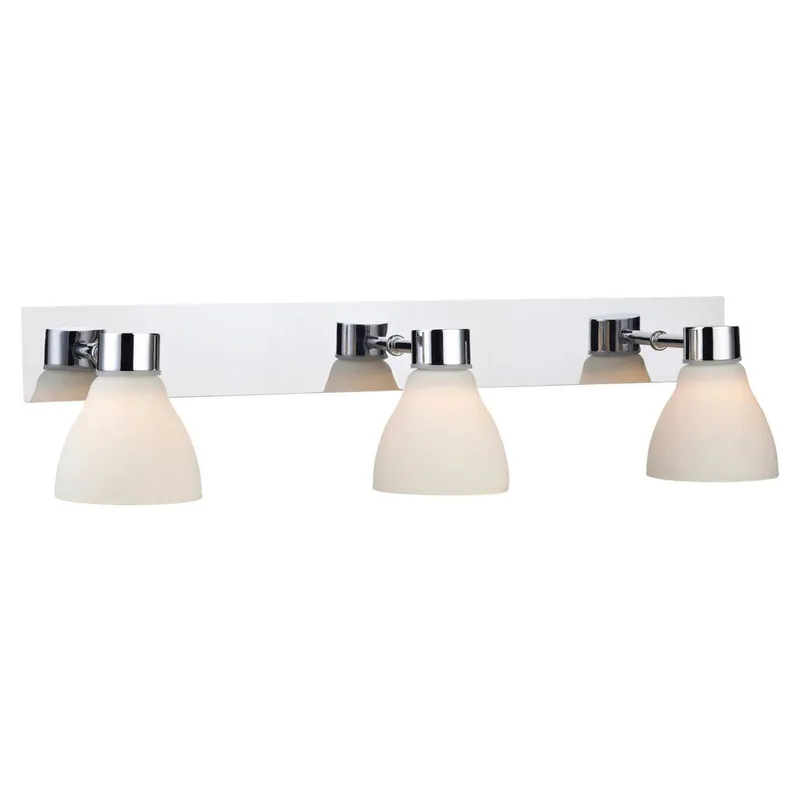 Bild 1 för Markslöjd - Cassis Vägglampa 3L Chrome/Opal Ip44 Markslöjd