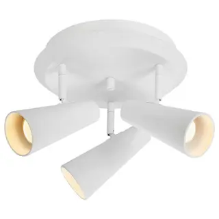 Produktfoto för Markslöjd - Crest 3 Round Plafond Sandy White Markslöjd