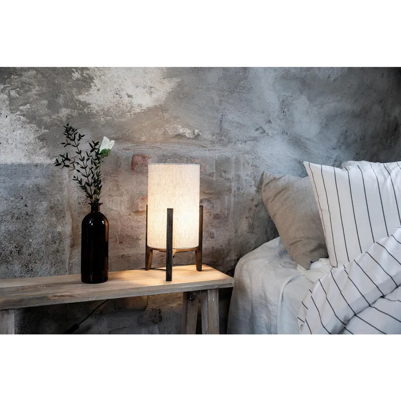Bild 2 för Markslöjd - Eruca 1 Bordslampa H39 Walnut/Beige Markslöjd