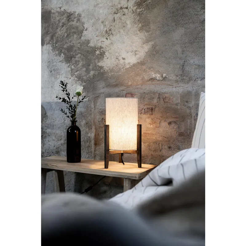 Bild 4 för Markslöjd - Eruca 1 Bordslampa H39 Walnut/Beige Markslöjd