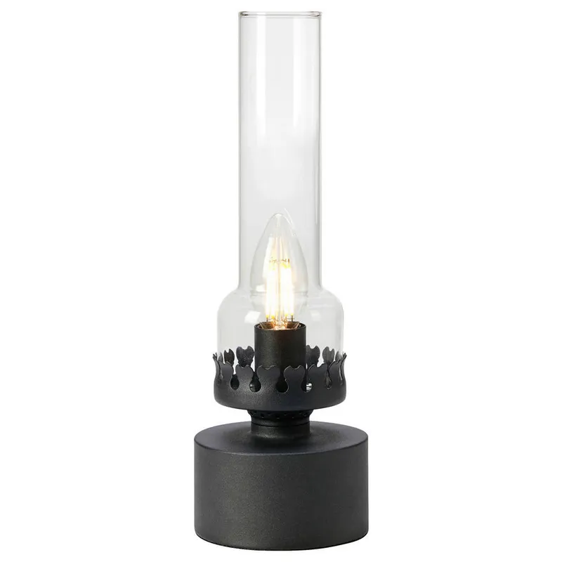 Bild 1 för Markslöjd - Kandella 1 Bordslampa Sandy Black/Clear Markslöjd