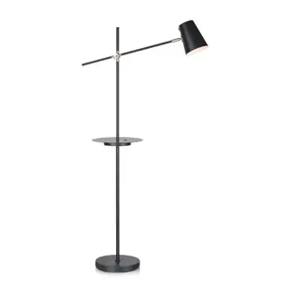 Produktfoto för Markslöjd - Linear 1 Golvlampa USB Black Markslöjd