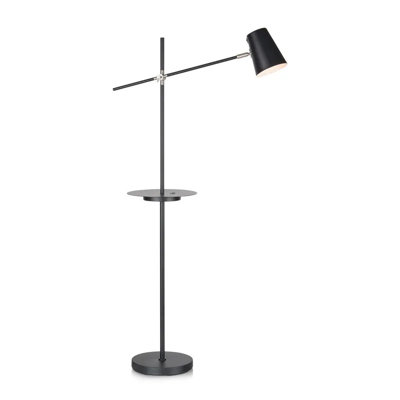 Bild 1 för Markslöjd - Linear 1 Golvlampa USB Black Markslöjd