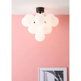 Produktfoto för Markslöjd - Merlot 13 Plafond Black/White Markslöjd