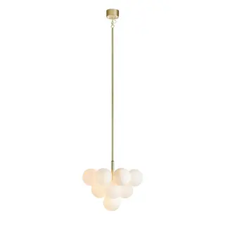 Produktfoto för Markslöjd - Merlot 13 Taklampa Brass/White Markslöjd