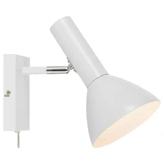 Produktfoto för Markslöjd - Metro Vägglampa Shiny White Markslöjd