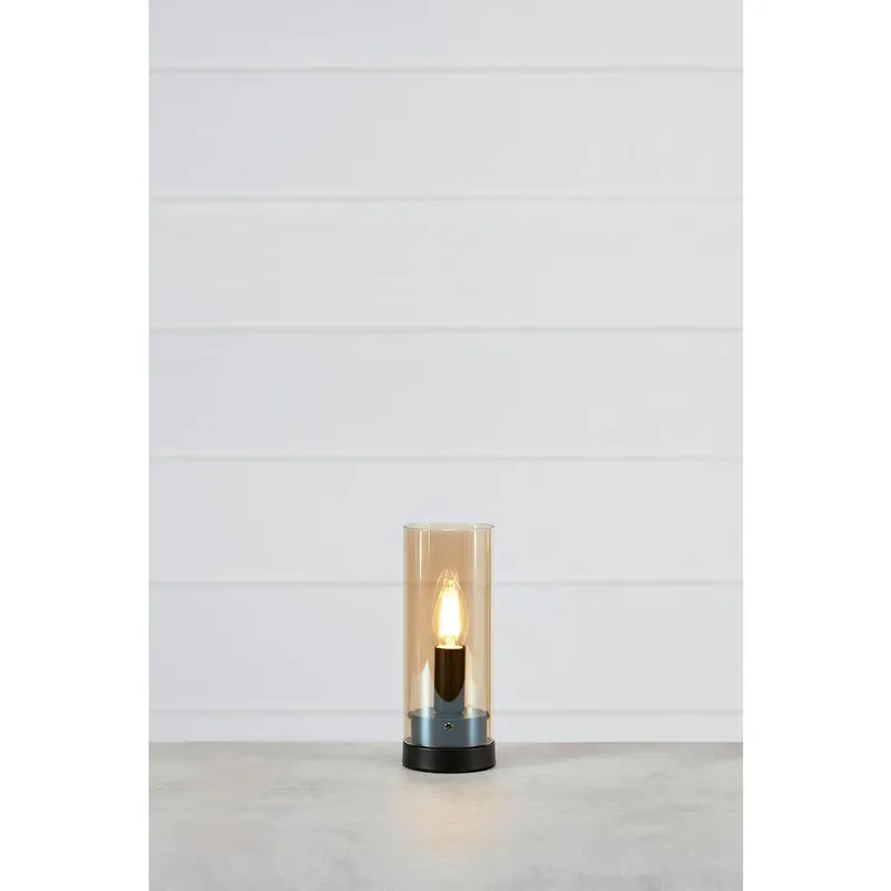 Bild 2 för Markslöjd - Post Bordslampa H23 Black/Amber Markslöjd