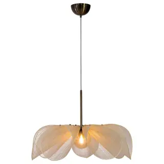 Produktfoto för Markslöjd - Styrka Taklampa Ø75 Beige/Antique Brass/Amber Markslöjd