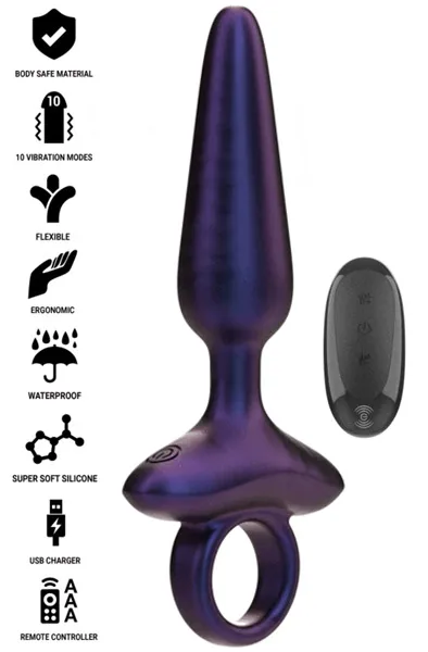 Bild 1 för Marlon Vibrating Anal Plug Remote Control Analplugg med vibrator