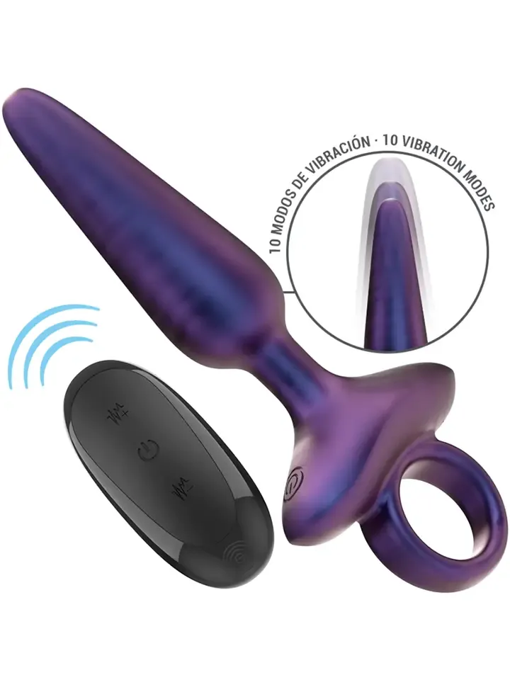 Bild 2 för Marlon Vibrating Anal Plug Remote Control Analplugg med vibrator