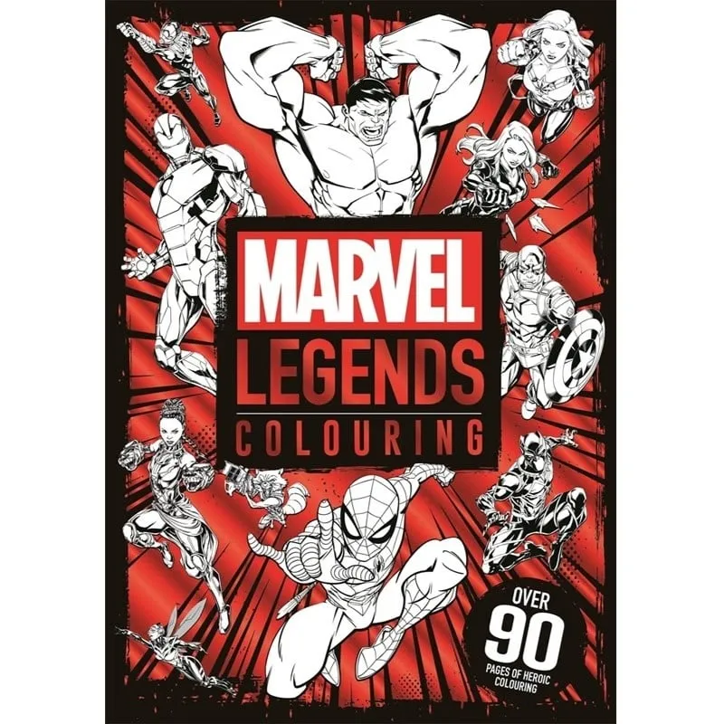 Alternativ bild 0 för Marvel Legends Colouring Book