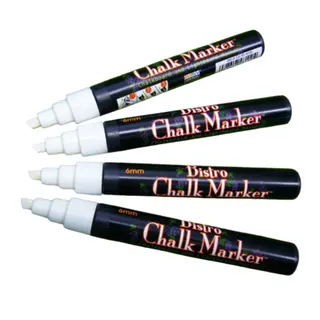 Produktfoto för Marvy Märkpenna, Chalk Marker, kulspets, 4 mm linjebredd, vit