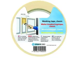 Produktfoto för MASKERINGSTEJP 25MMX50M CLASSIC 60GR | Beijerbygg Byggmaterial