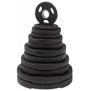 Produktfoto för Master Fitness Gummiklädd Skiva Deluxe, Viktskiva Gummerad