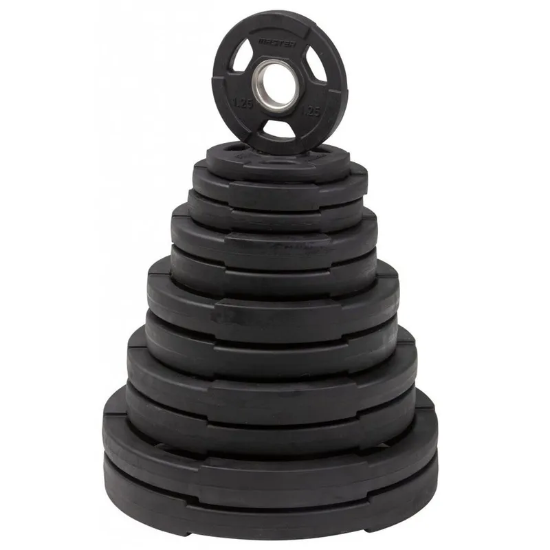 Alternativ bild 0 för Master Fitness Gummiklädd Skiva Deluxe, Viktskiva Gummerad