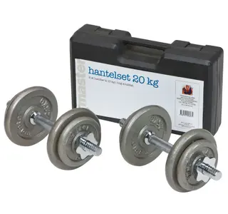 Produktfoto för Master Fitness Hantelset (20 kg)