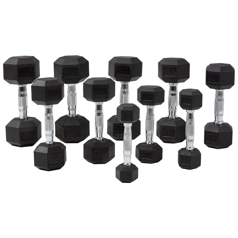 Bild 1 för Master Fitness Hexagon Hantlar 1-10 kg, Hantelset