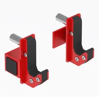 Produktfoto för Master Fitness J-Hooks - Par, Power rack tillbehör