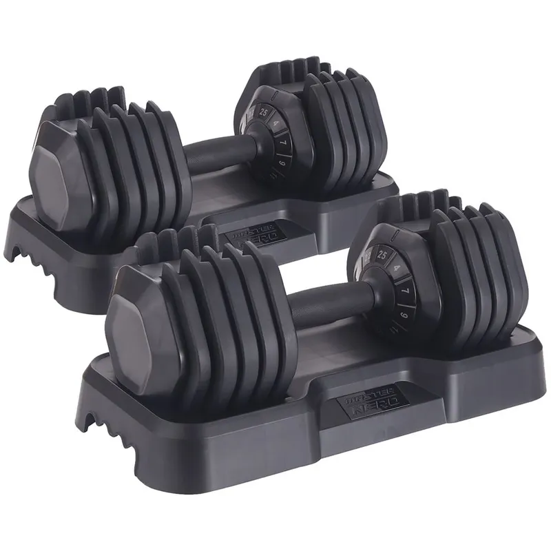 Bild 1 för Master Fitness Nero Adjustable Dumbbell 25 kg (Par), Justerbara Hantlar