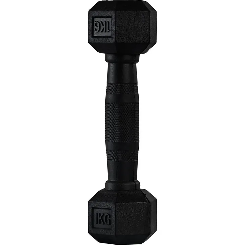 Bild 2 för Master Fitness Nero Rubber Coated Hex