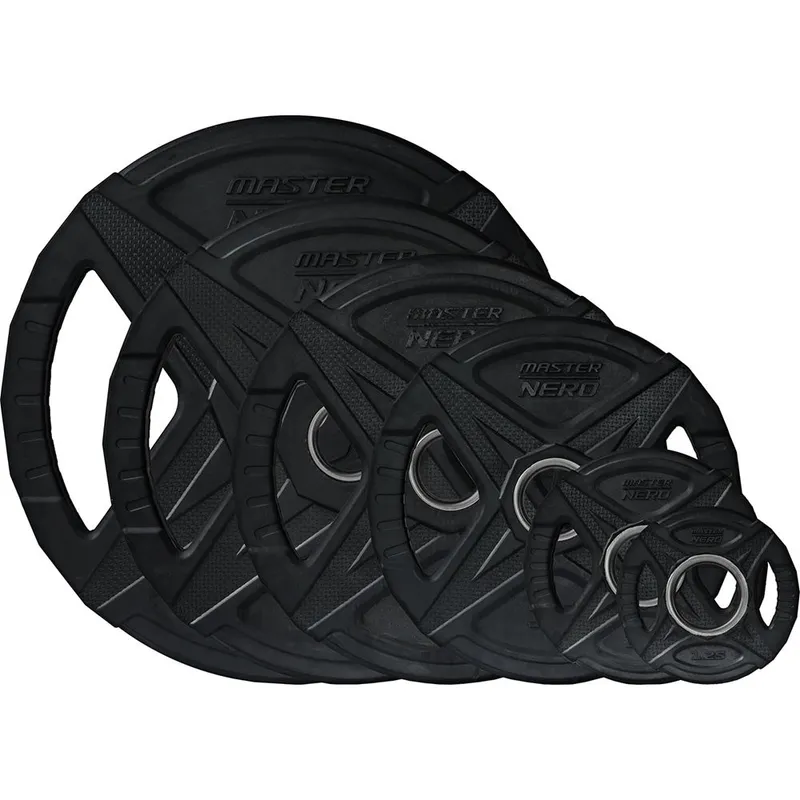 Bild 2 för Master Fitness Nero Rubber Plate, Viktskivor Gummerade