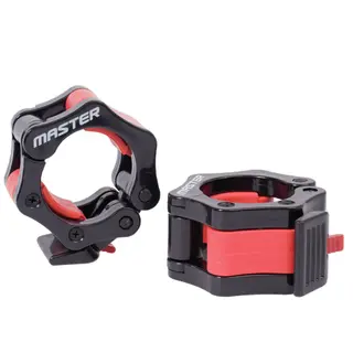 Produktfoto för Master Fitness Snabblås Abs 50 mm (Par), Viktlås