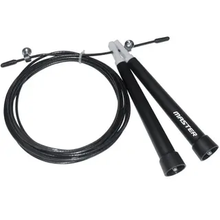 Produktfoto för Master Fitness Speedrope Svart, Hopprep