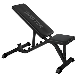 Produktfoto för Master Fitness Träningsbänk Black, Träningsbänk