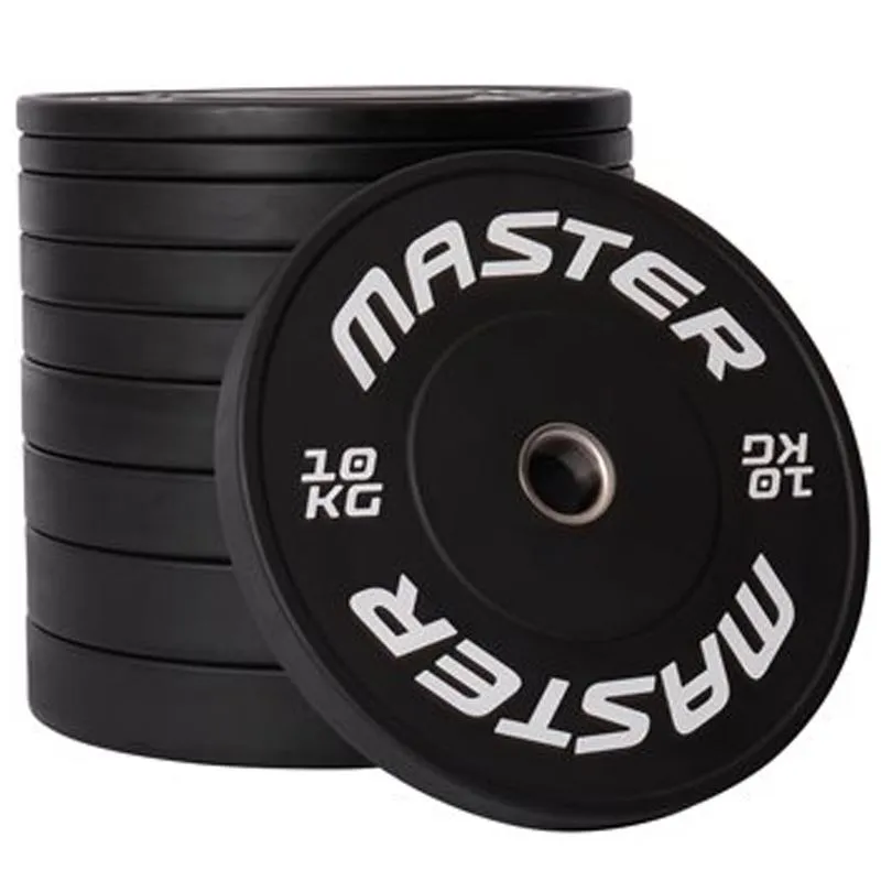 Bild 1 för Master Fitness Viktpaket Bumper 120 kg, Viktskiva Bumper