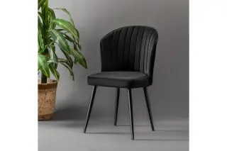 Produktfoto för Matstol Rubi - Svart