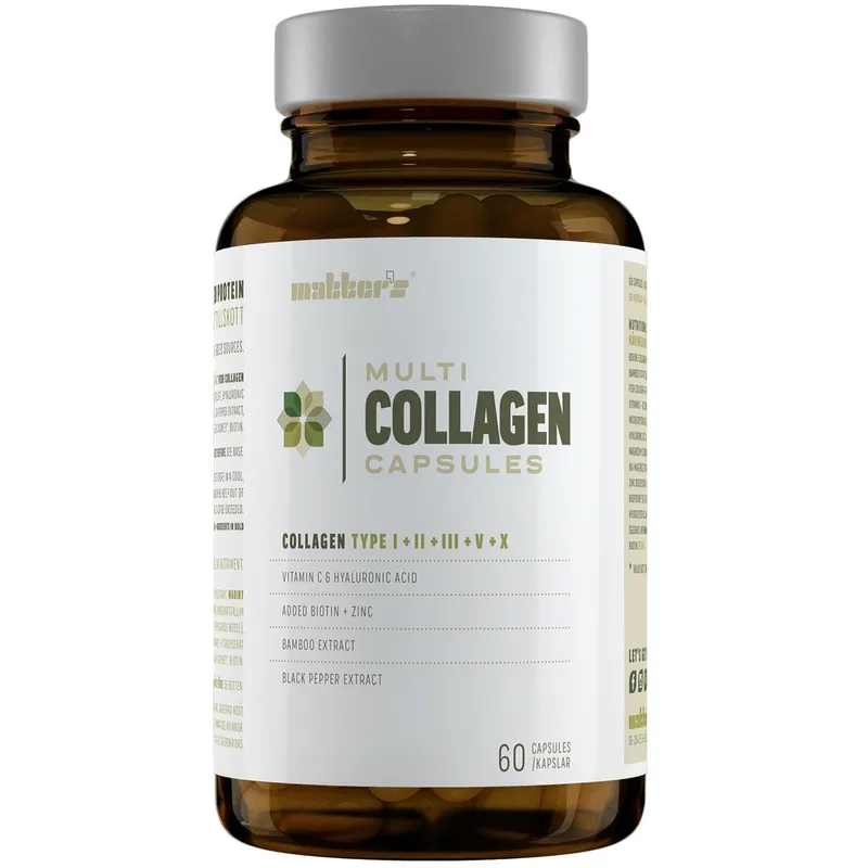 Bild 1 för Matters Multi-Collagen+Vitamin C & Hyaluron 60 kapslar